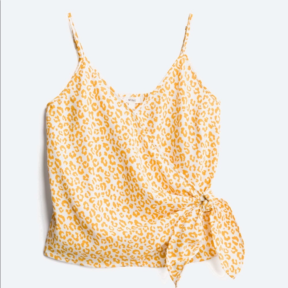 Galvin faux wrap tank top size medium